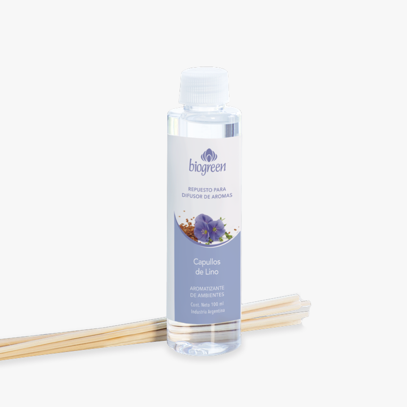 aromatizante de ambientes capullos de lino