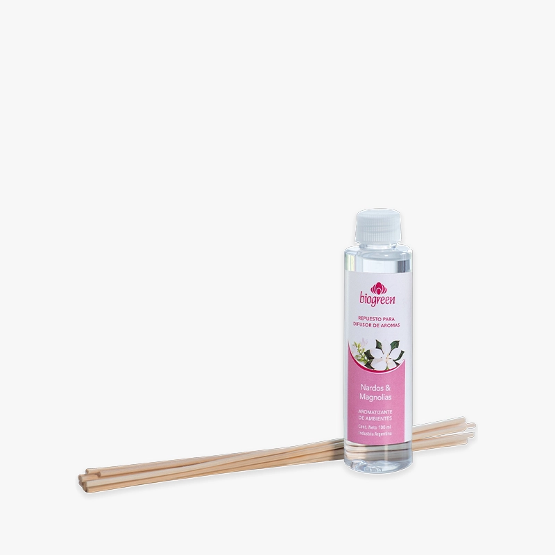 aromatizante de ambientes nardos & magnolias